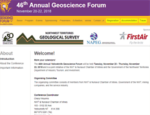 Tablet Screenshot of geoscienceforum.com